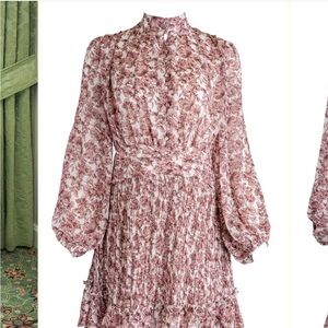 Ivy City Pink floral Brynley Dress XXS